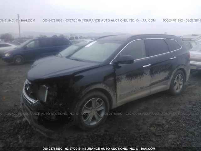 KM8SMDHF0FU090485 - 2015 HYUNDAI SANTA FE GLS BLACK photo 2