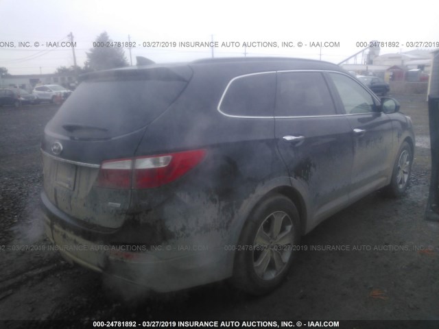 KM8SMDHF0FU090485 - 2015 HYUNDAI SANTA FE GLS BLACK photo 4