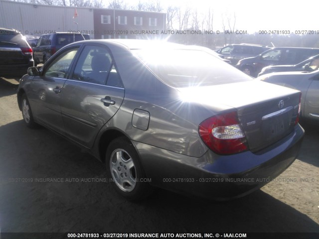 4T1BF32K73U546942 - 2003 TOYOTA CAMRY LE/XLE/SE GRAY photo 3