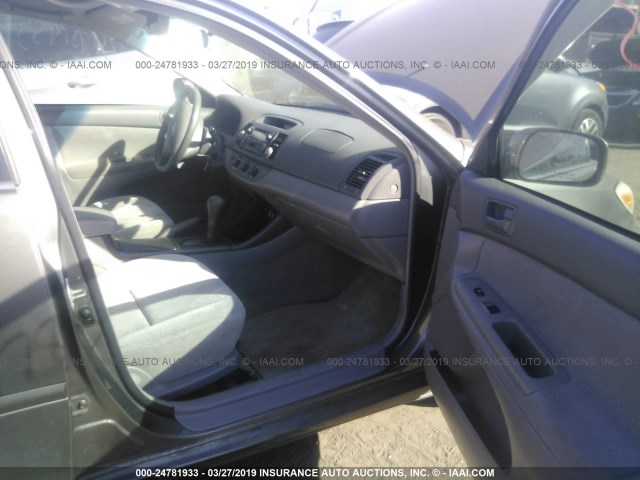 4T1BF32K73U546942 - 2003 TOYOTA CAMRY LE/XLE/SE GRAY photo 5