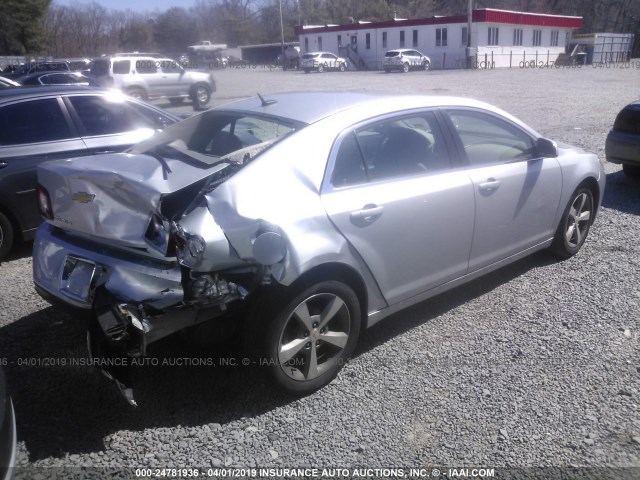 1G1ZC5E19BF179175 - 2011 CHEVROLET MALIBU 1LT 银色 照片 4