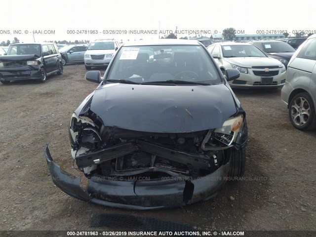 JTKKT624960148474 - 2006 TOYOTA SCION XA GRAY photo 6