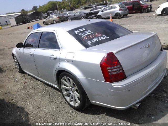 2C3KA73W26H463247 - 2006 CHRYSLER 300C SRT-8 SILVER photo 3