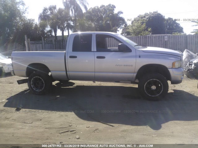 3D7KU28C94G236998 - 2004 DODGE RAM 2500 ST/SLT SILVER photo 6