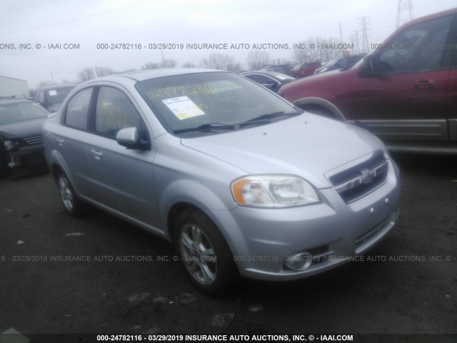 KL1TG5DE8BB227995 - 2011 CHEVROLET AVEO LT SILVER photo 1