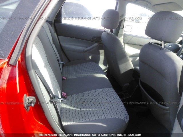 1FAFP34N07W106524 - 2007 FORD FOCUS ZX4/S/SE/SES წითელი ფოტო 8