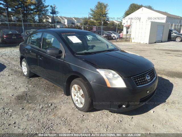 3N1AB61E08L670709 - 2008 NISSAN SENTRA 2.0/2.0S/2.0SL BLACK photo 1