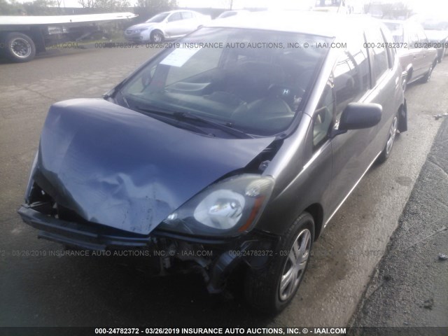 JHMGE8H35CC023899 - 2012 HONDA FIT GRAY photo 6