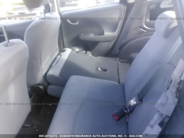 JHMGE8H35CC023899 - 2012 HONDA FIT GRAY photo 8