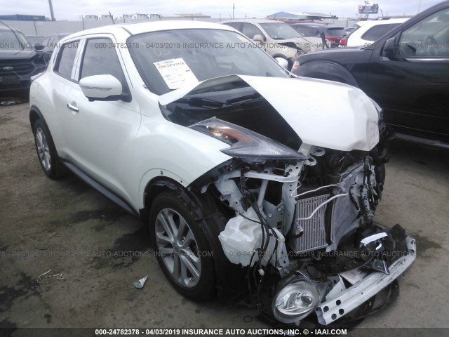 JN8AF5MR8FT507104 - 2015 NISSAN JUKE S/SV/SL/NISMO Սպիտակ լուսանկար 1