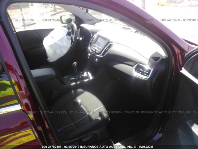 3GNAXJEV2JS624829 - 2018 CHEVROLET EQUINOX LT RED photo 5