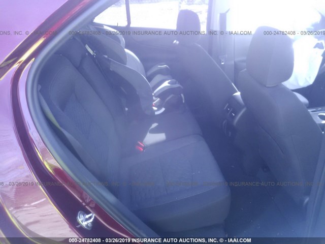 3GNAXJEV2JS624829 - 2018 CHEVROLET EQUINOX LT RED photo 8