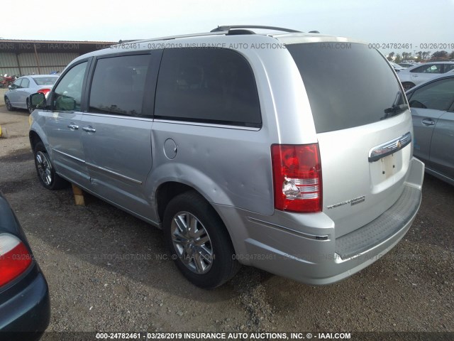 2A8HR64X48R133549 - 2008 CHRYSLER TOWN & COUNTRY LIMITED SILVER photo 3