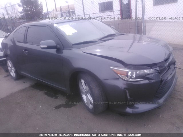 JTKJF5C71FJ009150 - 2015 TOYOTA SCION TC GRAY photo 1