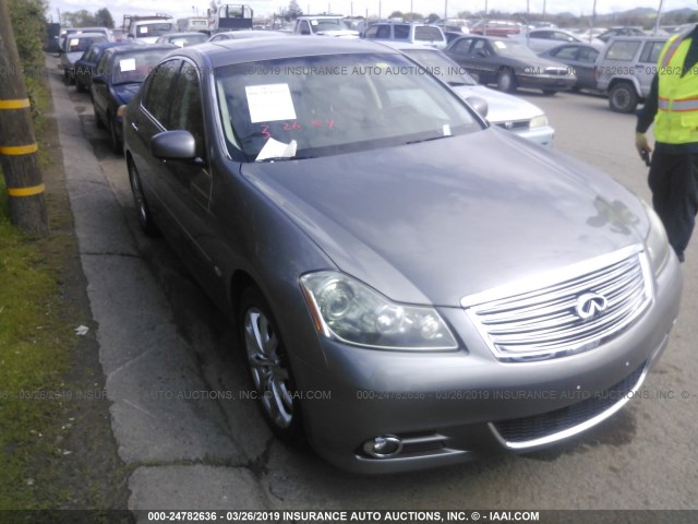 JNKAY01E48M605715 - 2008 INFINITI M35 SPORT SILVER photo 1