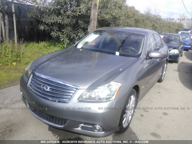 JNKAY01E48M605715 - 2008 INFINITI M35 SPORT SILVER photo 2