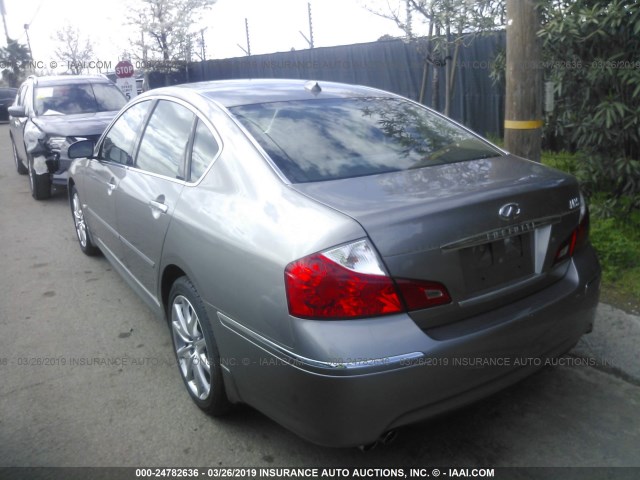 JNKAY01E48M605715 - 2008 INFINITI M35 SPORT SILVER photo 3