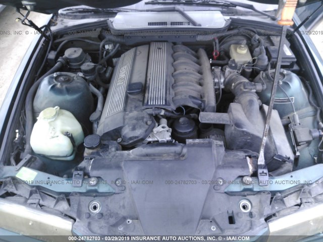 WBABK8329TET94231 - 1996 BMW 328 IC AUTOMATIC أخضر صورة 10