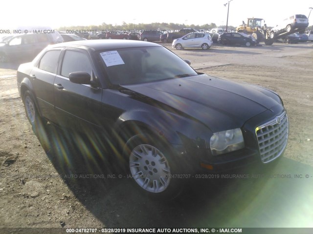 2C3KA43R46H152072 - 2006 CHRYSLER 300 BLACK photo 1