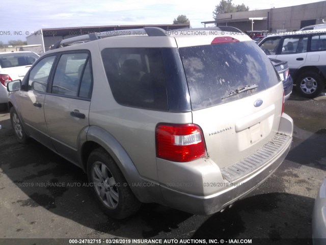 1FMZK01186GA57258 - 2006 FORD FREESTYLE SE GOLD photo 3