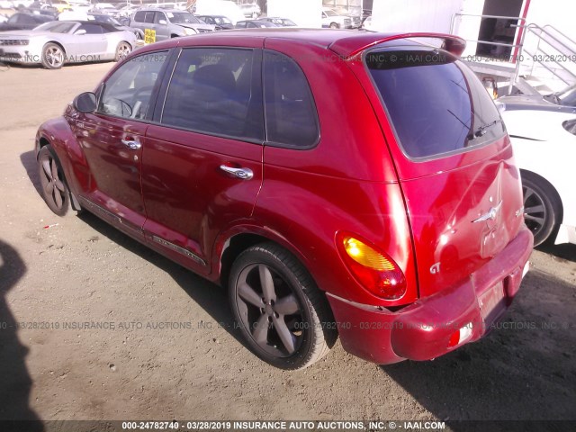 3C8FY78G44T240740 - 2004 CHRYSLER PT CRUISER GT RED photo 3