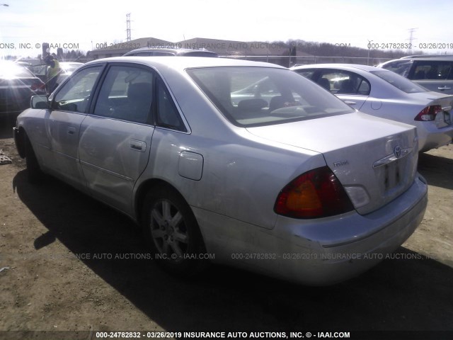 4T1BF28B01U162838 - 2001 TOYOTA AVALON XL/XLS SILVER photo 3