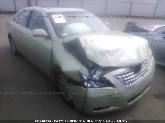 4T1BB46K38U038129 - 2008 TOYOTA CAMRY HYBRID GREEN photo 1