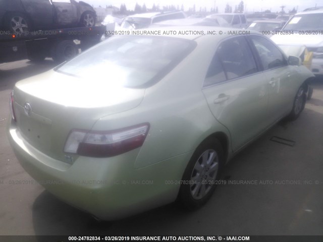 4T1BB46K38U038129 - 2008 TOYOTA CAMRY HYBRID GREEN photo 4