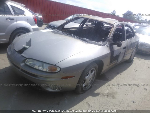 1G3GS64CX24134221 - 2002 OLDSMOBILE AURORA 4.0 GRAY photo 2