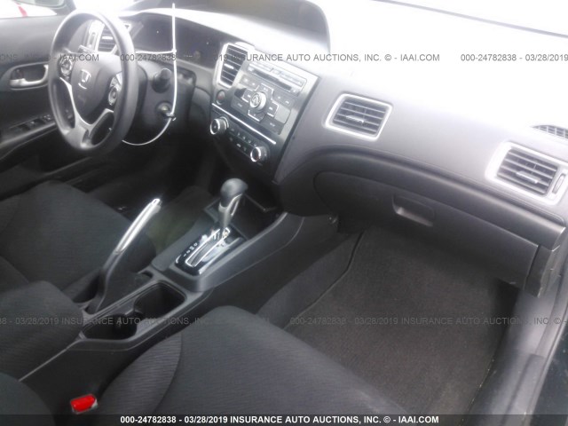 2HGFB2F5XDH542891 - 2013 HONDA CIVIC LX BLACK photo 5