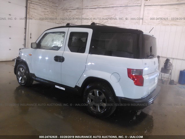 5J6YH28719L001012 - 2009 HONDA ELEMENT EX GREEN photo 3