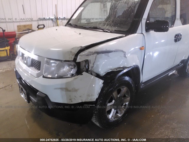 5J6YH28719L001012 - 2009 HONDA ELEMENT EX GREEN photo 6