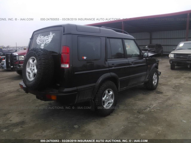 SALTY12401A297464 - 2001 LAND ROVER DISCOVERY II SE BLACK photo 4