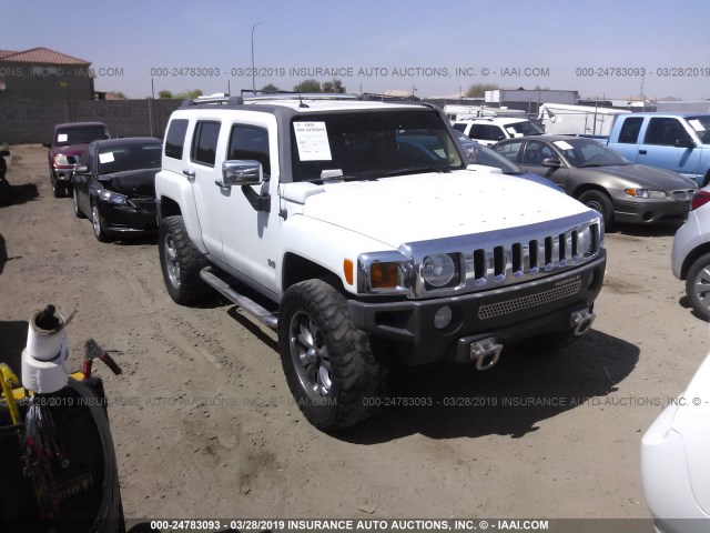 5GTDN136368225301 - 2006 HUMMER H3 WHITE photo 1