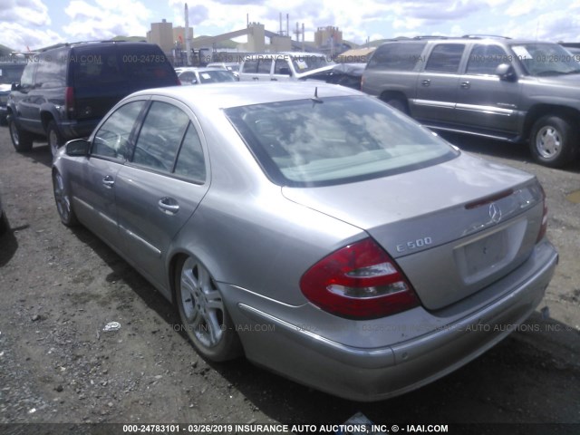 WDBUF70J54A433572 - 2004 MERCEDES-BENZ E 500 SILVER photo 3