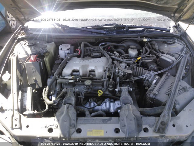 1G2WK52J01F225822 - 2001 PONTIAC GRAND PRIX SE 香槟色 照片 10