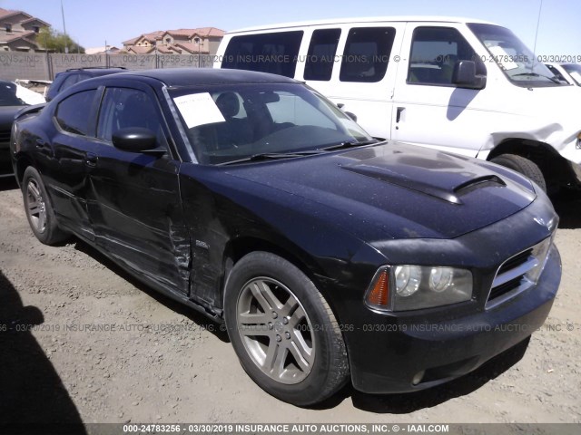 2B3LA43G66H530408 - 2006 DODGE CHARGER SE/SXT BLACK photo 1