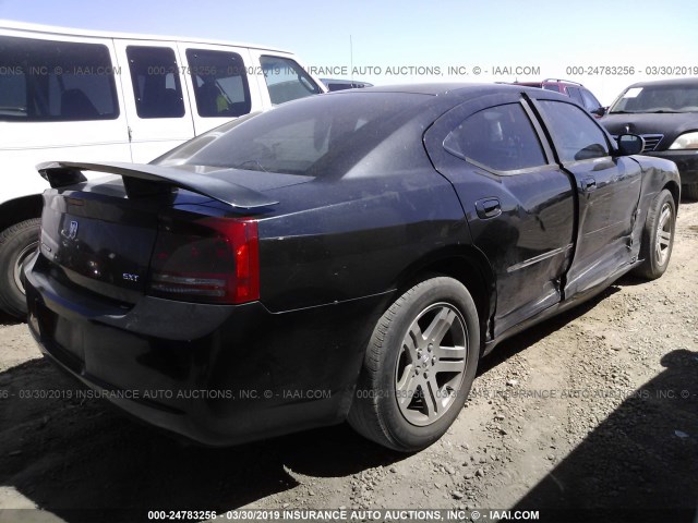 2B3LA43G66H530408 - 2006 DODGE CHARGER SE/SXT BLACK photo 4