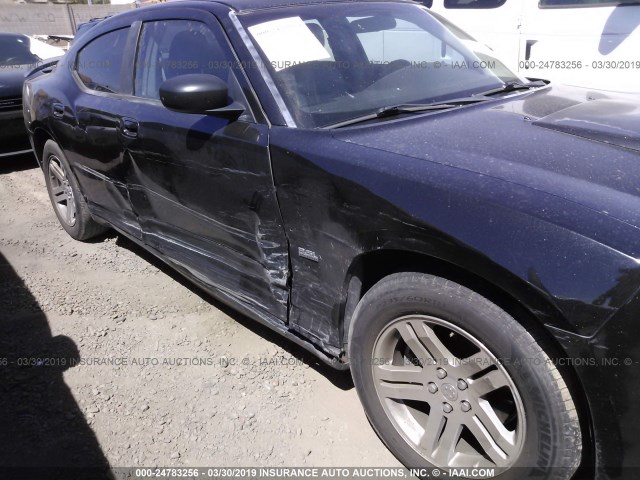 2B3LA43G66H530408 - 2006 DODGE CHARGER SE/SXT BLACK photo 6