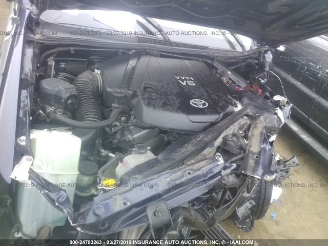 3TMJU4GN1DM153412 - 2013 TOYOTA TACOMA DOUBLE CAB PRERUNNER BLUE photo 10