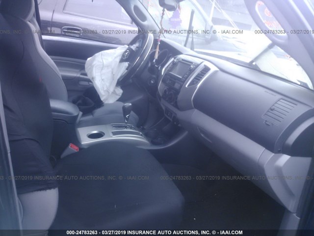 3TMJU4GN1DM153412 - 2013 TOYOTA TACOMA DOUBLE CAB PRERUNNER BLUE photo 5