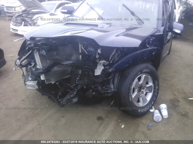 3TMJU4GN1DM153412 - 2013 TOYOTA TACOMA DOUBLE CAB PRERUNNER BLUE photo 6