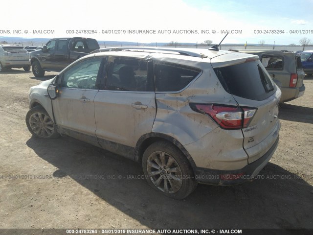 1FMCU9J9XJUA64295 - 2018 FORD ESCAPE TITANIUM BEIGE photo 3