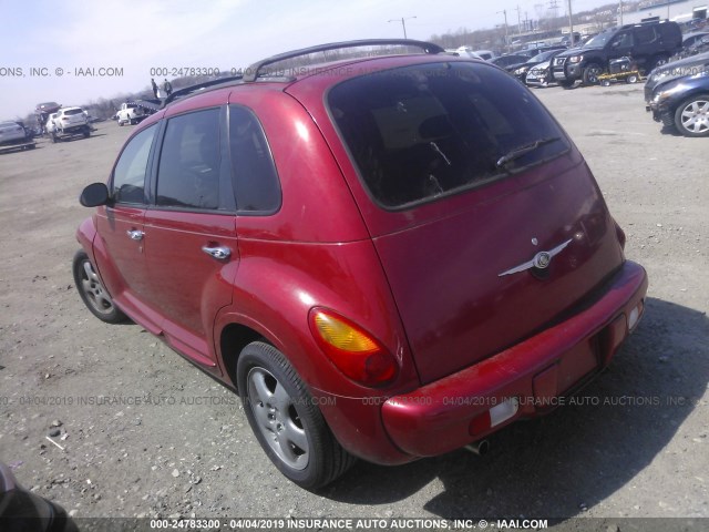 3C8FY68BX2T238521 - 2002 CHRYSLER PT CRUISER LIMITED/DREAM CRUISER RED photo 3