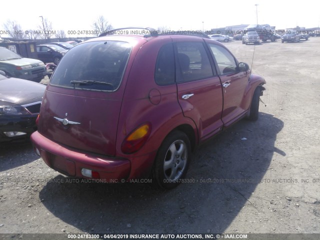 3C8FY68BX2T238521 - 2002 CHRYSLER PT CRUISER LIMITED/DREAM CRUISER RED photo 4