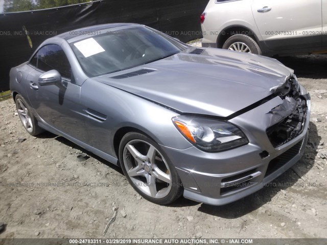 WDDPK5HAXCF040628 - 2012 MERCEDES-BENZ SLK 350 GRAY photo 1