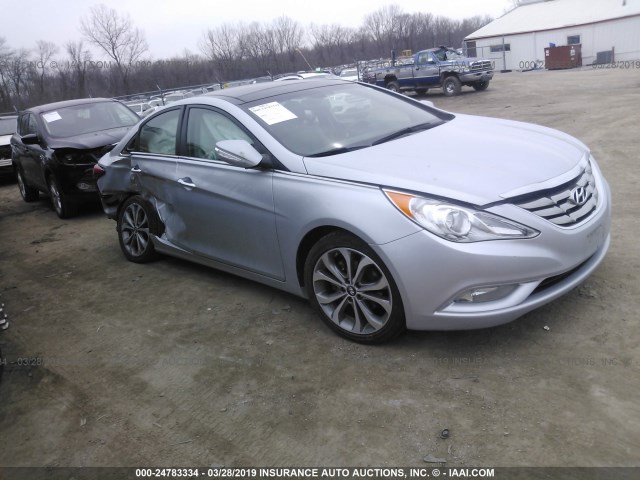 5NPEC4AB0DH726678 - 2013 HYUNDAI SONATA SE/LIMITED SILVER photo 1