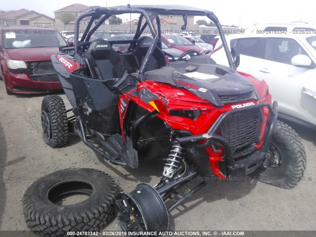 3NSVEL920JF412661 - 2018 POLARIS RZR XP TURBO S RED photo 1