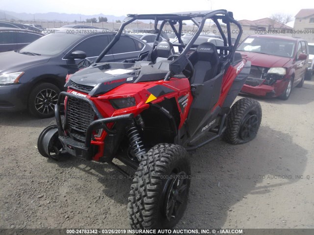 3NSVEL920JF412661 - 2018 POLARIS RZR XP TURBO S RED photo 2