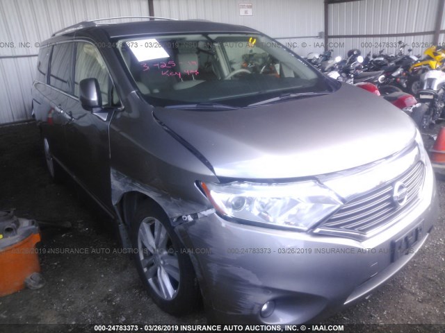 JN8AE2KPXC9043793 - 2012 NISSAN QUEST S/SV/SL/LE SILVER photo 6